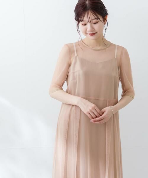 URBAN RESEARCH ROSSO / アーバンリサーチ ロッソ ドレス | kaene　シャンブレーキャミドッキングドレス(sh) | 詳細3