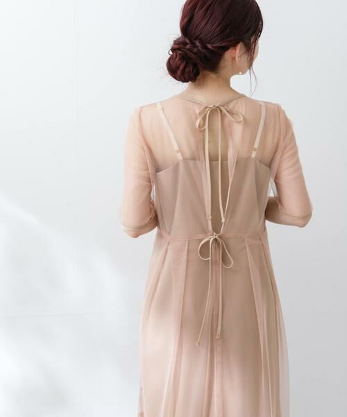 URBAN RESEARCH ROSSO / アーバンリサーチ ロッソ ドレス | kaene　シャンブレーキャミドッキングドレス(sh) | 詳細5