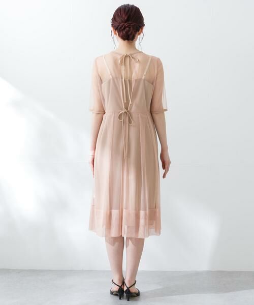 URBAN RESEARCH ROSSO / アーバンリサーチ ロッソ ドレス | kaene　シャンブレーキャミドッキングドレス(sh) | 詳細9