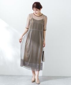 URBAN RESEARCH ROSSO / アーバンリサーチ ロッソ ドレス | kaene　シャンブレーキャミドッキングドレス(lo)