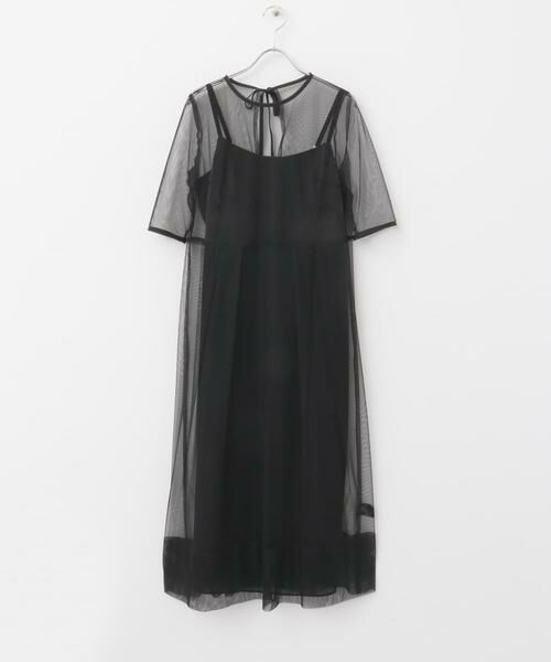 URBAN RESEARCH ROSSO / アーバンリサーチ ロッソ ドレス | kaene　シャンブレーキャミドッキングドレス(lo) | 詳細17