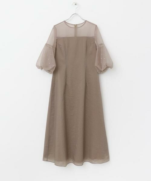 URBAN RESEARCH ROSSO / アーバンリサーチ ロッソ ドレス | kaene　デザインオーガンミックスドレス | 詳細1