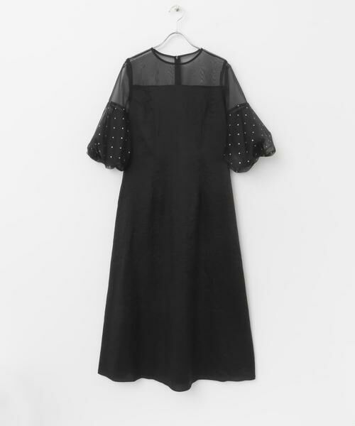 URBAN RESEARCH ROSSO / アーバンリサーチ ロッソ ドレス | kaene　デザインオーガンミックスドレス | 詳細3