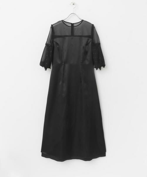 URBAN RESEARCH ROSSO / アーバンリサーチ ロッソ ドレス | kaene　デザインオーガンミックスドレス | 詳細6