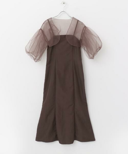 URBAN RESEARCH ROSSO/アーバンリサーチ ロッソ kaene ボリュームバルーンスリーブドレス ブラウン M