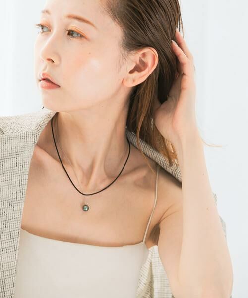 URBAN RESEARCH ROSSO / アーバンリサーチ ロッソ ネックレス・ペンダント・チョーカー | Favorible　Black Pearl Combi Necklace | 詳細1