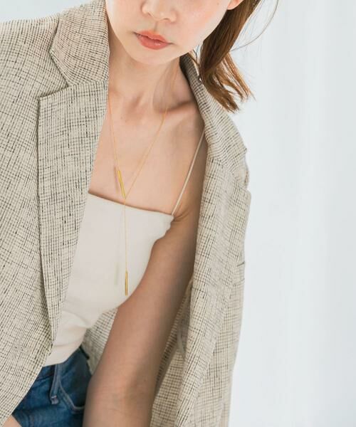 URBAN RESEARCH ROSSO / アーバンリサーチ ロッソ ネックレス・ペンダント・チョーカー | Favorible　Bar Motif Lariat | 詳細1