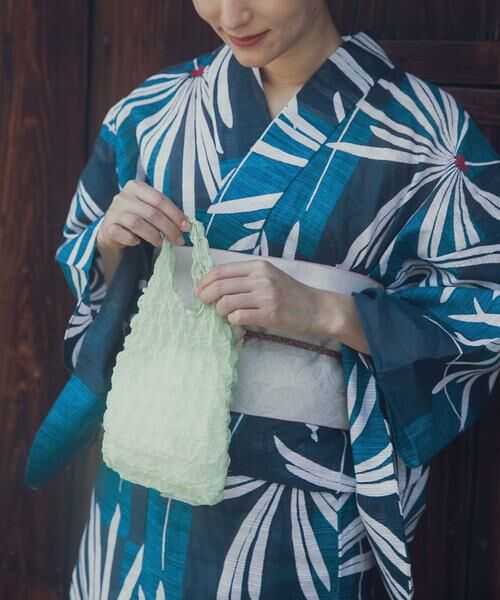 URBAN RESEARCH ROSSO/アーバンリサーチ ロッソ mini shibori bag グリーン FREE URBAN RESEARCH ROSSO/アーバンリサーチ ロッソ mini shibori bag グリーン FREE