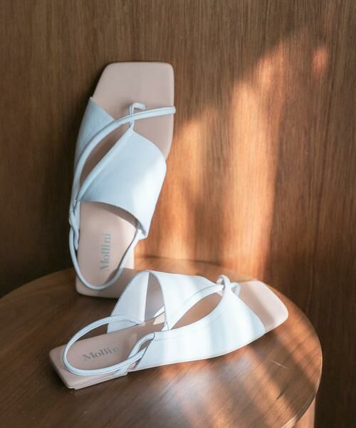 URBAN RESEARCH ROSSO / アーバンリサーチ ロッソ サンダル | Mollini　クロスフラットサンダル | 詳細1