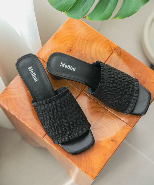 URBAN RESEARCH ROSSO / アーバンリサーチ ロッソ サンダル | Mollini　ギャザーサンダル | 詳細1