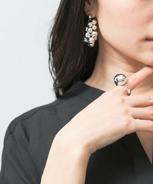 URBAN RESEARCH ROSSO / アーバンリサーチ ロッソ ピアス・イヤリング | in mood　KNIT BALL pierce | 詳細1