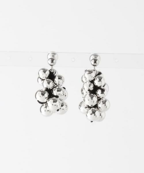 URBAN RESEARCH ROSSO/アーバンリサーチ ロッソ in mood KNIT BALL pierce シルバー系その他 - URBAN RESEARCH ROSSO/アーバンリサーチ ロッソ in mood KNIT BALL pierce シルバー系その他 -