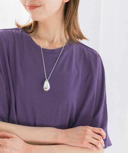 URBAN RESEARCH ROSSO / アーバンリサーチ ロッソ ネックレス・ペンダント・チョーカー | in mood　BIG DROP/2P necklace | 詳細1