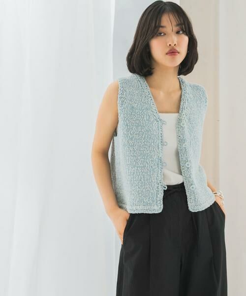 URBAN RESEARCH ROSSO / アーバンリサーチ ロッソ ベスト | le　BELLE EPOQUE COTTON VEST | 詳細1