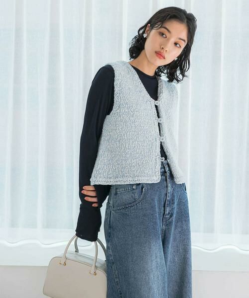 URBAN RESEARCH ROSSO / アーバンリサーチ ロッソ ベスト | le　BELLE EPOQUE COTTON VEST | 詳細2