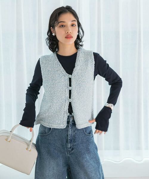 URBAN RESEARCH ROSSO / アーバンリサーチ ロッソ ベスト | le　BELLE EPOQUE COTTON VEST | 詳細3