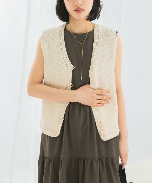 URBAN RESEARCH ROSSO / アーバンリサーチ ロッソ ベスト | le　BELLE EPOQUE COTTON VEST | 詳細13