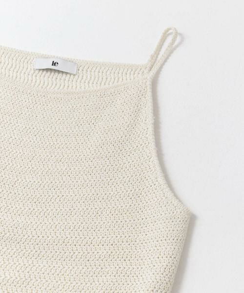 URBAN RESEARCH ROSSO / アーバンリサーチ ロッソ ニット・セーター | le　CROCHET BACKPOINT TOP | 詳細3