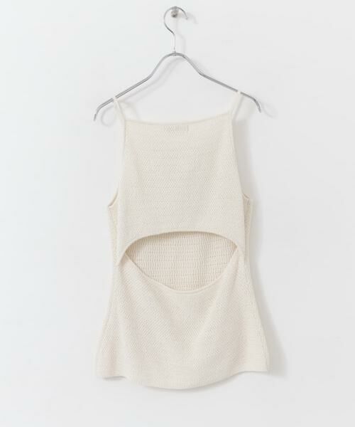 URBAN RESEARCH ROSSO / アーバンリサーチ ロッソ ニット・セーター | le　CROCHET BACKPOINT TOP | 詳細4