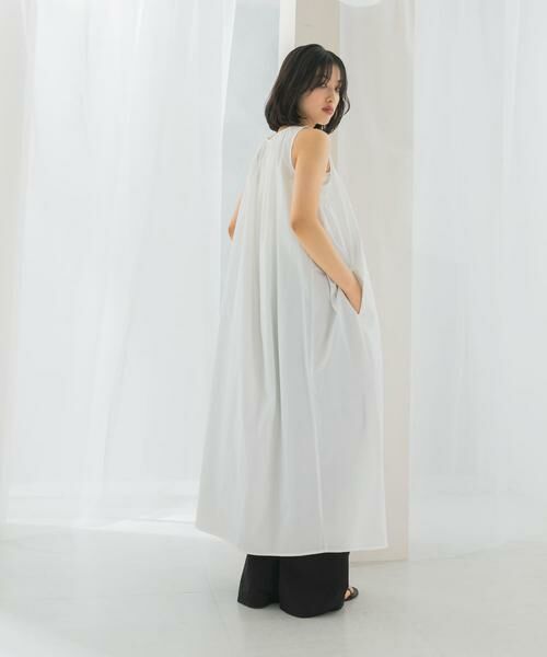 URBAN RESEARCH ROSSO/アーバンリサーチ ロッソ le RELAXED FIT SHIRRING DRESS ホワイト FREE URBAN RESEARCH ROSSO/アーバンリサーチ ロッソ le RELAXED FIT SHIRRING DRESS ホワイト FREE