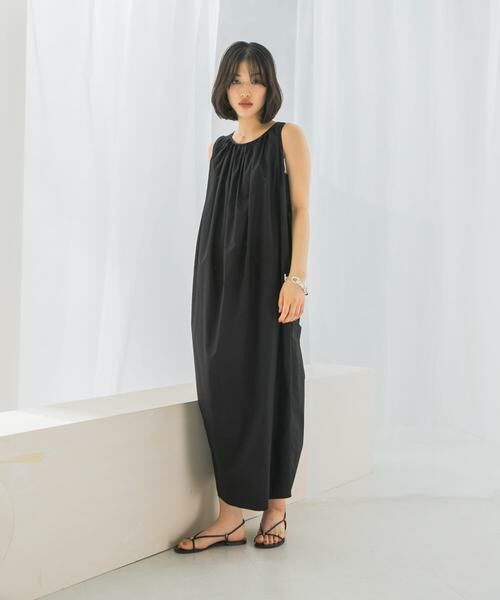 URBAN RESEARCH ROSSO / アーバンリサーチ ロッソ ワンピース | le　RELAXED FIT SHIRRING DRESS | 詳細6