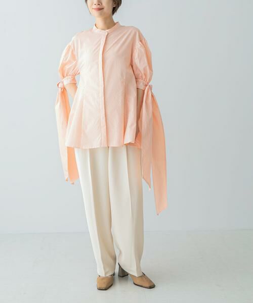 URBAN RESEARCH ROSSO / アーバンリサーチ ロッソ シャツ・ブラウス | Mewl　ストライプBIGリボンシャツ | 詳細2