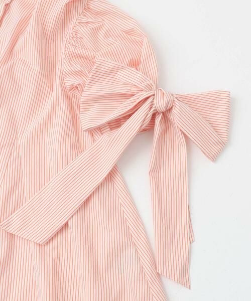 URBAN RESEARCH ROSSO / アーバンリサーチ ロッソ シャツ・ブラウス | Mewl　ストライプBIGリボンシャツ | 詳細4