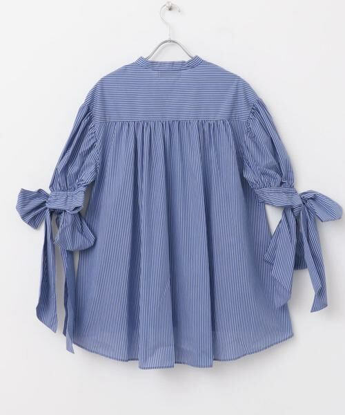 URBAN RESEARCH ROSSO / アーバンリサーチ ロッソ シャツ・ブラウス | Mewl　ストライプBIGリボンシャツ | 詳細17