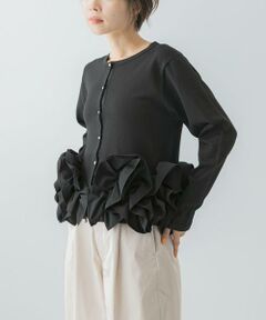 URBAN RESEARCH ROSSO / アーバンリサーチ ロッソ カーディガン・ボレロ | Mewl　ペタルフリルカーディガン