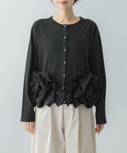 URBAN RESEARCH ROSSO / アーバンリサーチ ロッソ カーディガン・ボレロ | Mewl　ペタルフリルカーディガン | 詳細6