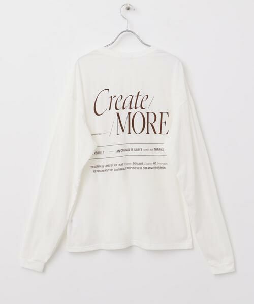 URBAN RESEARCH ROSSO / アーバンリサーチ ロッソ Tシャツ | PROTAGONISTA　Create/MORE Long T-shirts | 詳細7