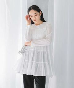 URBAN RESEARCH ROSSO / アーバンリサーチ ロッソ チュニック | normment　COTTON VOIL TIERED TUNIC