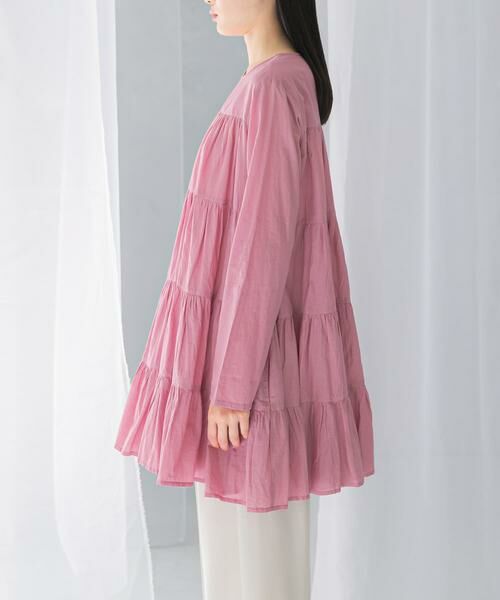 URBAN RESEARCH ROSSO / アーバンリサーチ ロッソ チュニック | normment　COTTON VOIL TIERED TUNIC | 詳細13