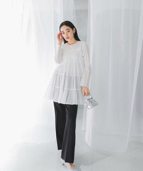 URBAN RESEARCH ROSSO / アーバンリサーチ ロッソ チュニック | normment　COTTON VOIL TIERED TUNIC | 詳細19