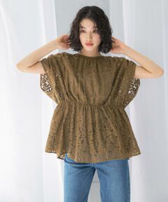 URBAN RESEARCH ROSSO / アーバンリサーチ ロッソ チュニック | normment　BOTANICAL LACE TUNIC