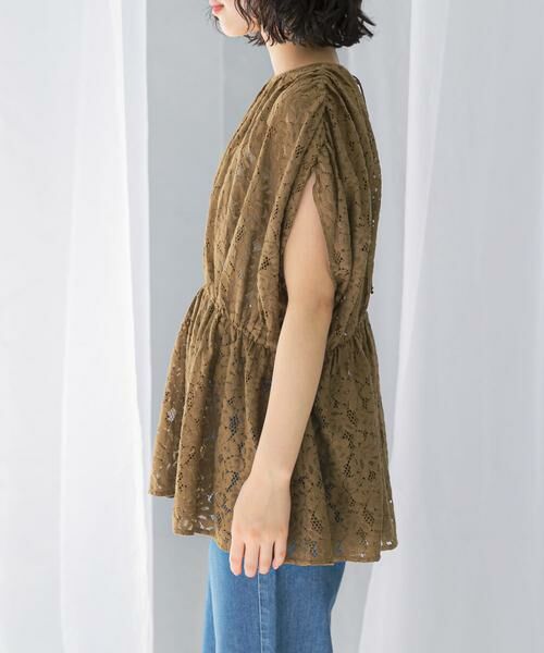 URBAN RESEARCH ROSSO / アーバンリサーチ ロッソ チュニック | normment　BOTANICAL LACE TUNIC | 詳細4