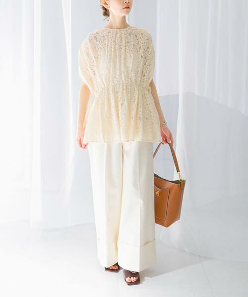 URBAN RESEARCH ROSSO / アーバンリサーチ ロッソ チュニック | normment　BOTANICAL LACE TUNIC | 詳細15