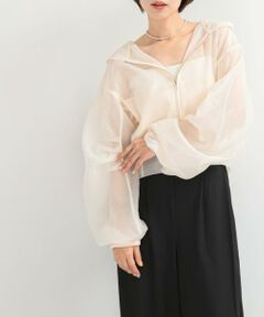 URBAN RESEARCH ROSSO / アーバンリサーチ ロッソ ブルゾン | ELENDEEK　HOODIE SHEER BLOUSON