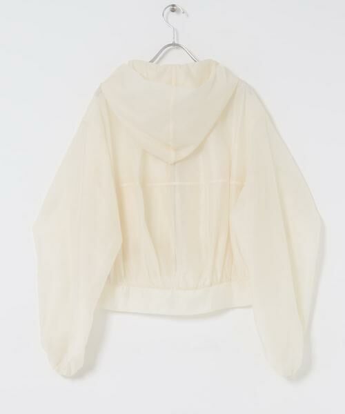 URBAN RESEARCH ROSSO / アーバンリサーチ ロッソ ブルゾン | ELENDEEK　HOODIE SHEER BLOUSON | 詳細7