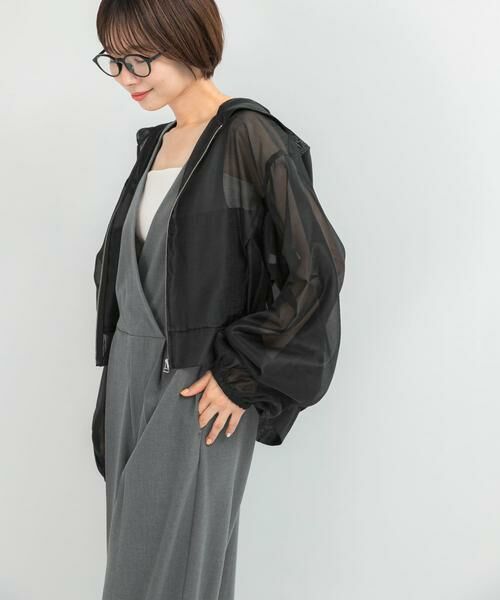 URBAN RESEARCH ROSSO / アーバンリサーチ ロッソ ブルゾン | ELENDEEK　HOODIE SHEER BLOUSON | 詳細11