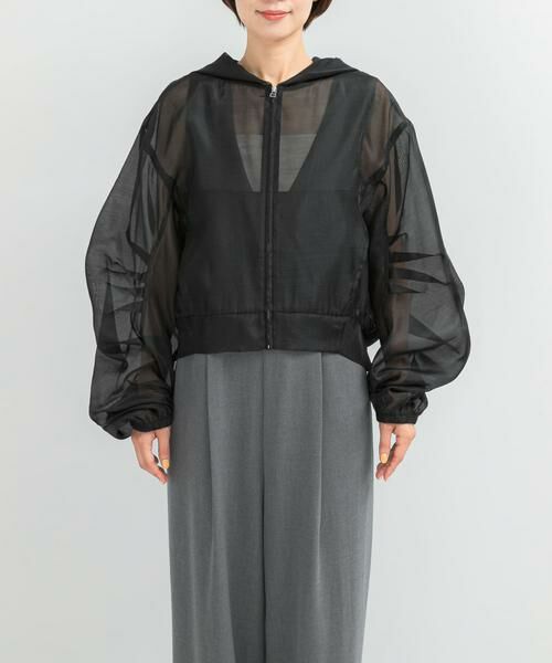 URBAN RESEARCH ROSSO / アーバンリサーチ ロッソ ブルゾン | ELENDEEK　HOODIE SHEER BLOUSON | 詳細14