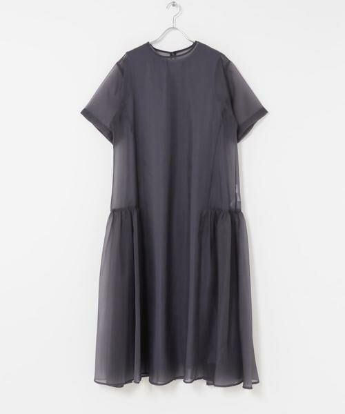 URBAN RESEARCH ROSSO / アーバンリサーチ ロッソ ワンピース | ELENDEEK　SHEER LAYERED CUT ONE-PIECE | 詳細5