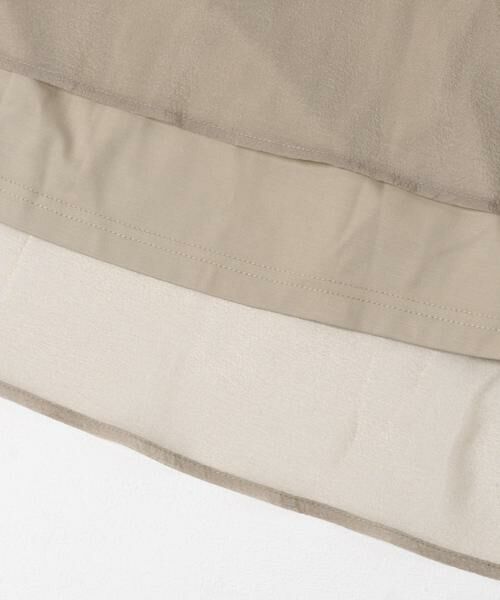 URBAN RESEARCH ROSSO / アーバンリサーチ ロッソ ワンピース | ELENDEEK　SHEER LAYERED CUT ONE-PIECE | 詳細13