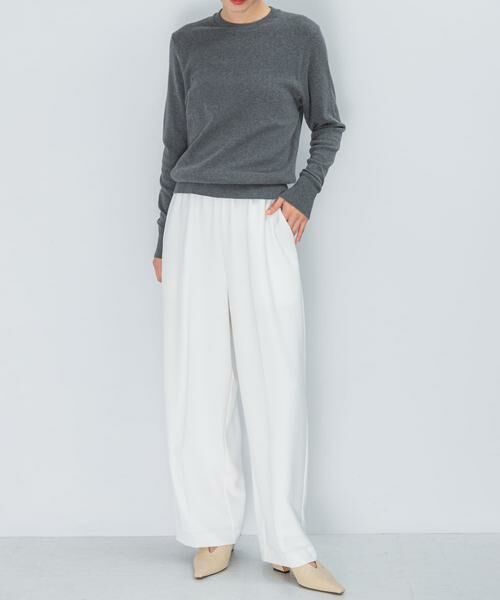 URBAN RESEARCH ROSSO / アーバンリサーチ ロッソ その他パンツ | ELENDEEK　GEORGETTE RELAX PANTS | 詳細1