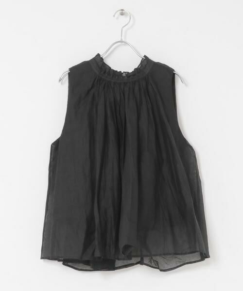 URBAN RESEARCH ROSSO / アーバンリサーチ ロッソ シャツ・ブラウス | MARILYN MOON　sheer cotton gather blouse | 詳細3