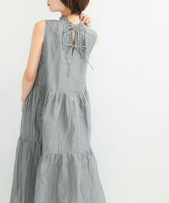 URBAN RESEARCH ROSSO / アーバンリサーチ ロッソ ワンピース | MARILYN MOON　sheer cotton gather dress