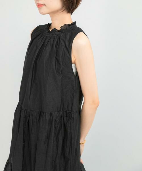 URBAN RESEARCH ROSSO / アーバンリサーチ ロッソ ワンピース | MARILYN MOON　sheer cotton gather dress | 詳細1