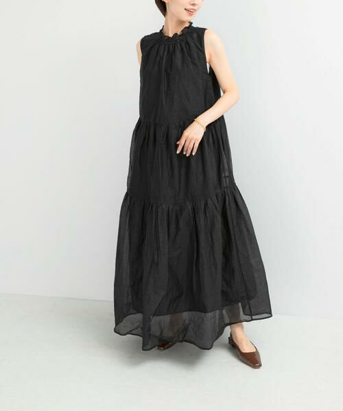 URBAN RESEARCH ROSSO / アーバンリサーチ ロッソ ワンピース | MARILYN MOON　sheer cotton gather dress | 詳細2