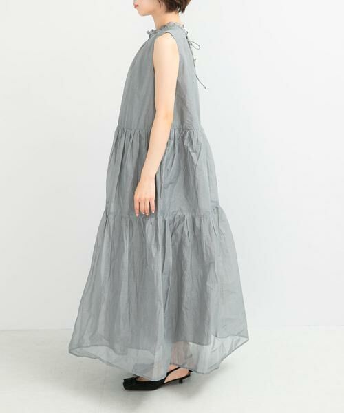 URBAN RESEARCH ROSSO / アーバンリサーチ ロッソ ワンピース | MARILYN MOON　sheer cotton gather dress | 詳細13