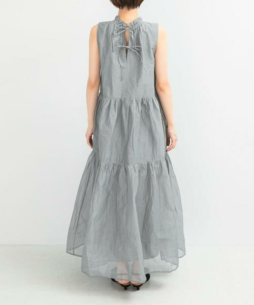 URBAN RESEARCH ROSSO / アーバンリサーチ ロッソ ワンピース | MARILYN MOON　sheer cotton gather dress | 詳細14